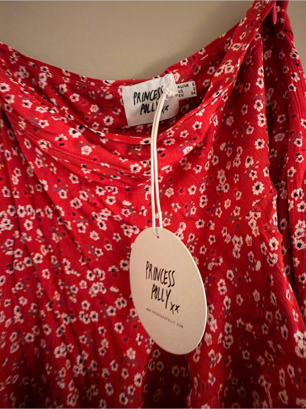 Princess Polly Red Floral Set - Picture 5 of 5